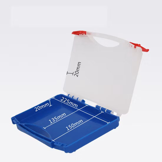 Mallette de transport en plastique dur moulé par soufflage OEM du fabricant
