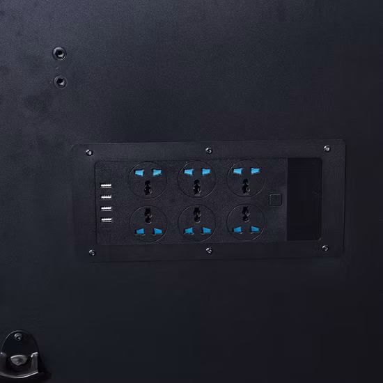 Fournisseur d'armoire à outils en métal Goldenline Heavy Duty noir à 15 tiroirs